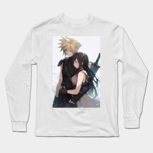 Cloud And Tifa - Final Fantasy 7 Long Sleeve T-Shirt